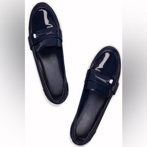 TORY BURCH Sport Navy Pocket-Tee Golf Loafers size 6.5